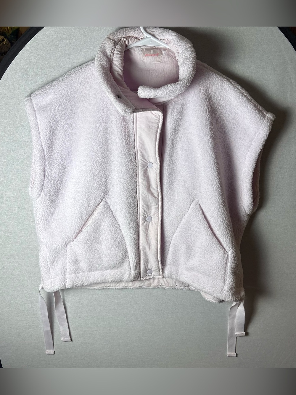 FP Movement by Free People Scout It Out Fleece Vest Pink size XS